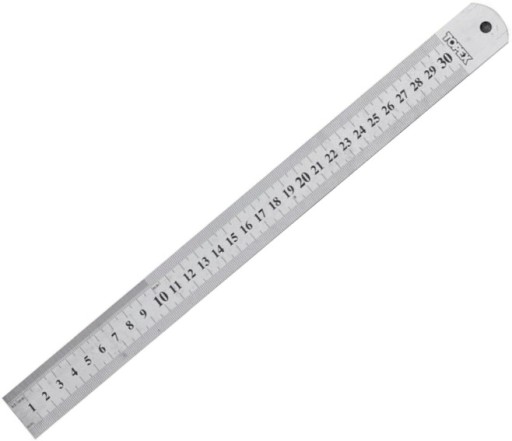 Pravítko 30 cm nerezové pravítko