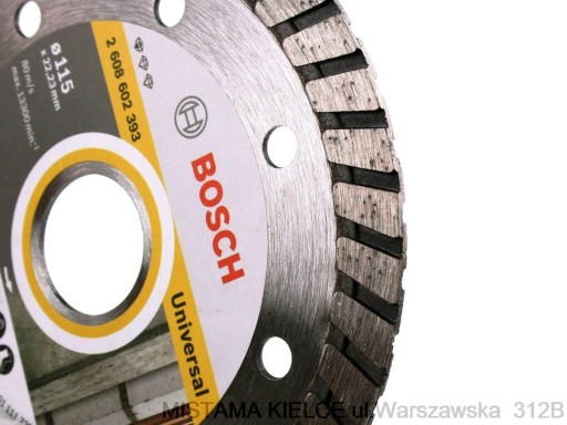 DIAMANTOVÝ DISK BOSCH 115mm betónový tehlový kameň