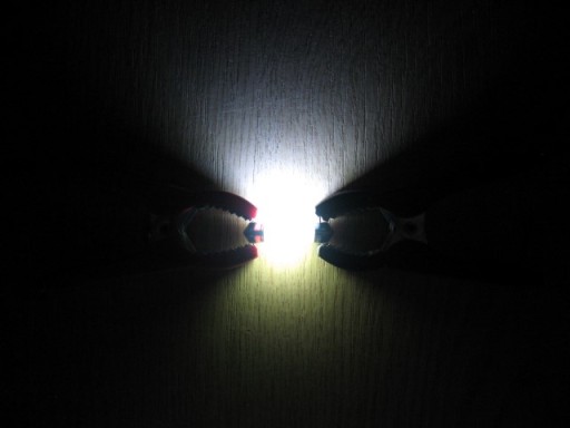 Biela trubicová LED žiarovka 36 C5W 6V WSK Junak Awo