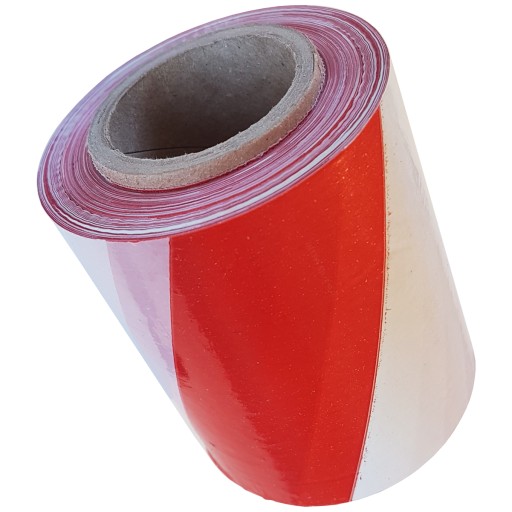 Výstražná páska pre bezpečnosť a ochranu zdravia pri práci 8cm/100m