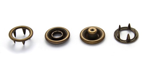 Pružinové patentky 10,5mm 20 sád Patentky na košele