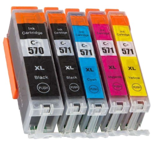5 x atramenty pre CANON Pixma MG5750 MG6850 MG7750 XL