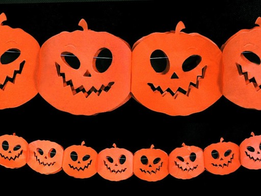 Girlanda banner tekvica dekorácie Halloween dekorácie