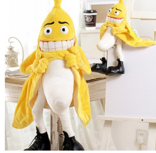 Plyšový emoji BAD BANANA MASCOT k 18. narodeninám