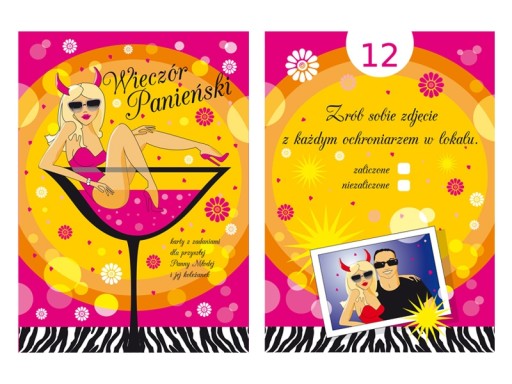 Hen Party Cards Zábavná hra v klube