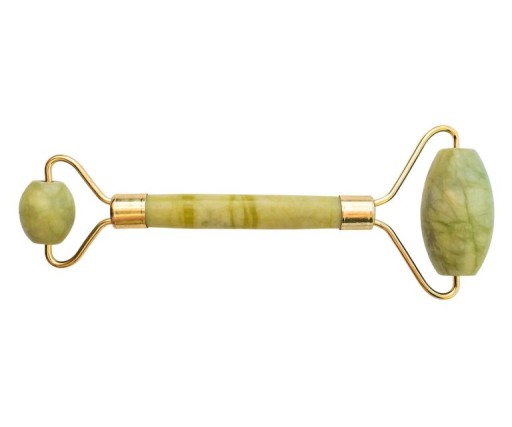 Jade roller, masážny prístroj na tvár, kameň, Shiatsu valec