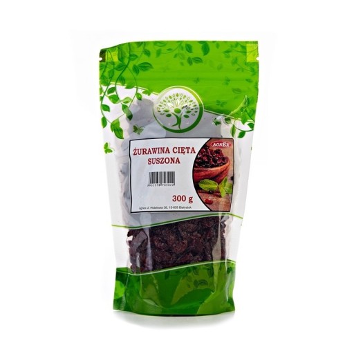 Sušené brusnice rezané BEZ KONZERVANTOV 300g