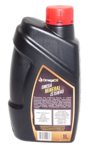 MOTOROVÝ OLEJ OMEGA 15W40 1L MINERÁLNY JS