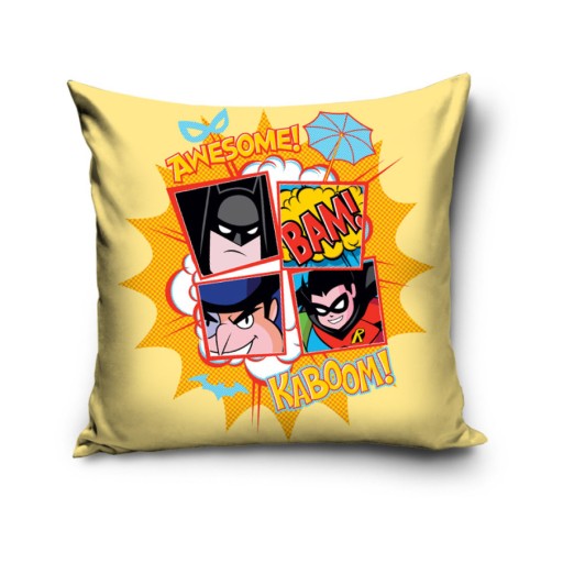 Obliečka na vankúš 40x40 Friends Superheros Batman Robin DC
