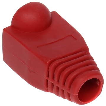 GUMOVÝ KRYT PRE RJ RJ45 LAN ZÁSTRČKU, ČERVENÁ, 10 ks