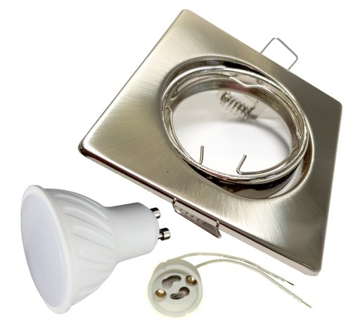 HALOGEN LIGHT SET pohyb Oceľ +LED GU10 9W