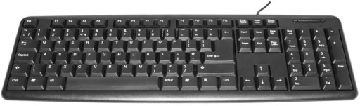 QWERTY KLÁVESNICA CIC KB-2106, ČIERNA