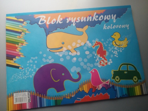 Veľký farebný blok na kreslenie, A3/20 listov