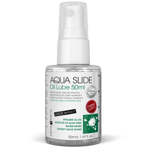 Hydratačný gél na báze oleja s aloe olejovým lubrikačným sprejom 50 ml
