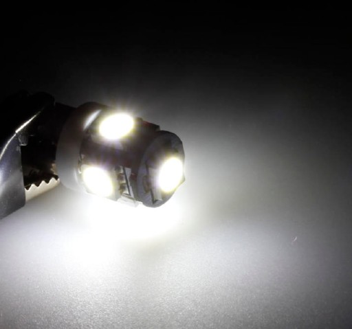 T4W BA9S 5 x 5050 SMD LED studená 12V