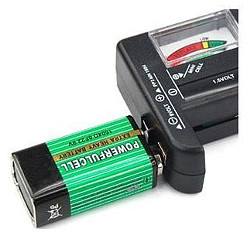 Batéria Tester Meter AA AAA R9 R14 R20 tablety