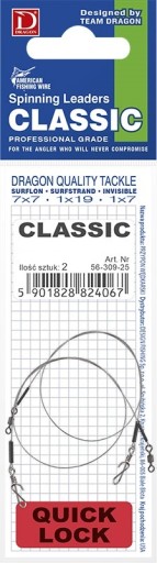 DRAGON CLASSIC RIG 1x7 surflon 9kg 40cm