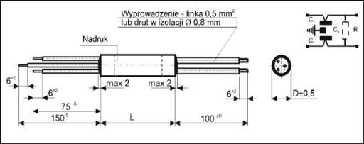 Odrušovací kondenzátor 0,22µF KSPpz-10