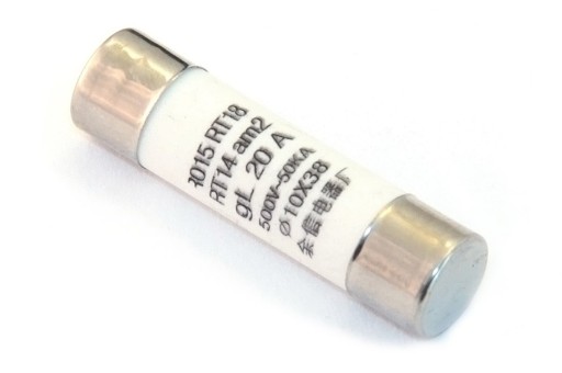 Poistka keramická pomalá 38x10mm 5A 500V