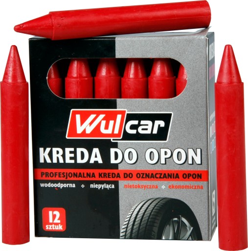 ČERVENÁ KRIEDA NA PNEUMATIKY - OZNAČOVAČ PNEUMATÍK 1 KUS