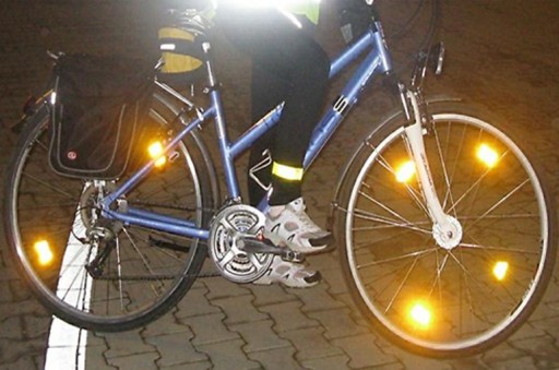 4x REFLEXNÉ REFLEXY PRE RÝCHLU INŠTALÁCIU KOLESOVÝCH Lúčov