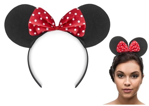 ČELENKA S MAŠĽOU, UŠIKÁ MICKEY MINNIE MOUSE