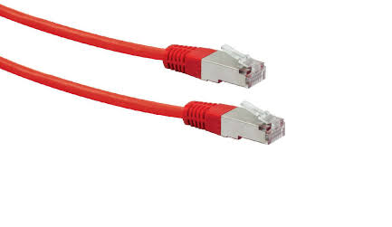 RJ45 CAT5E POČÍTAČOVÝ SIEŤOVÝ KÁBEL 10M ČERVENÝ