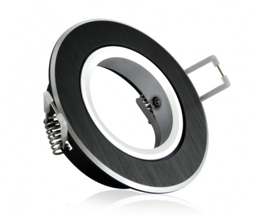 Stropné svietidlo OPAL, čierne GU10 230V pre LED