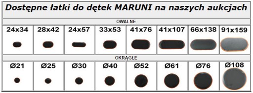 Záplaty na opravu duší 30mm MARUNI S2 10 ks.