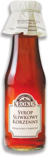 SIRUP PIKÁRNY SLIVKOVÝ 355 g (280 ml) - KROKUS