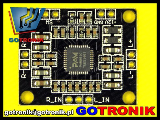 PAM8610 audio zosilňovač 2 x 15W trieda D___BTE-255