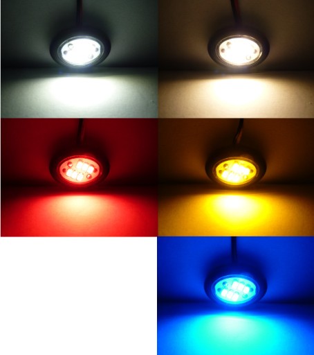 LED svietidlo 6 SMD modul Tuning Motor Scooter neon RS
