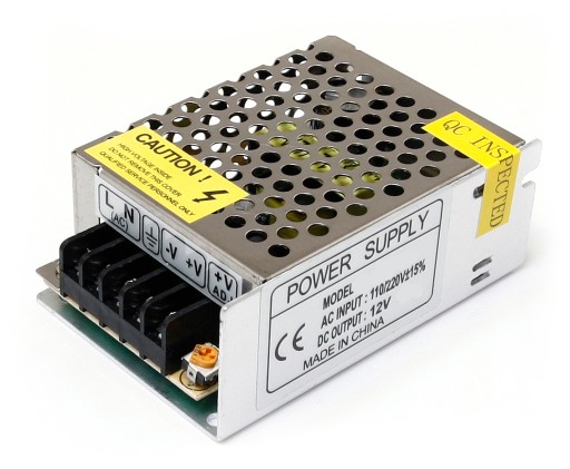 NAPÁJANIE 12V 36W 3A IP20 PRE LED PÁSY, CCTV