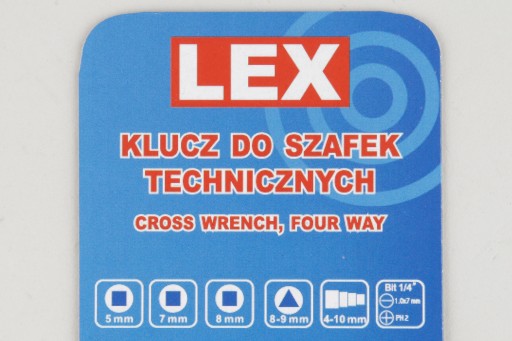 UNIVERZÁLNY KĽÚČ PRE TECHNICKÉ SKRINE ATD