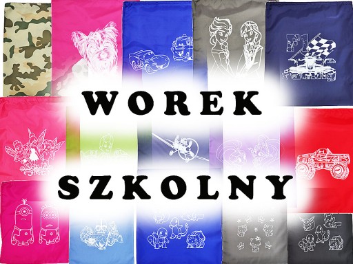 ŠKOLSKÁ TAŠKA Taška na topánky do školy 119 DIZAJNOV