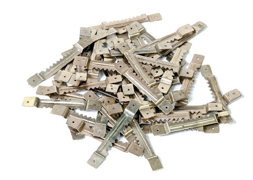 Držiak na prívesok 50ks rám na obrázok krokodílej spony na klinec