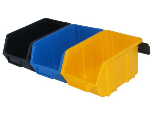 Modrý skladovací kontajner 160x250x29mm 35531N