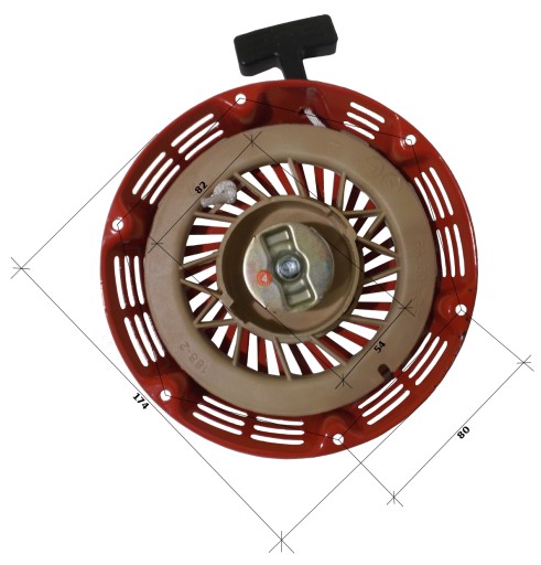 ŠTARTÉR SZARPAK ŠTARTÉR HONDA GX120 GX160 168F