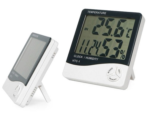 HYGROMETER TEPLOMER HODINY IZBOVÝCH SENZOROV BEZDRÔTOVÁ LCD METROSTANICA