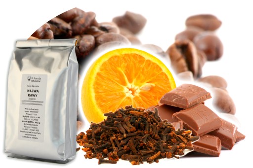 100% ROBUSTA Káva, ČOKOLÁDA, klinček, POMERANČ (100g)