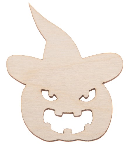 TEKVINA v klobúku DEKORÁCIA preglejka dekor HALLOWEEN
