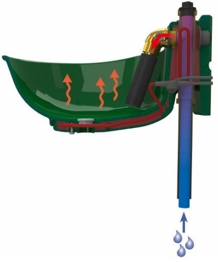 Pitná zátka K75 HP20, nastavovacia skrutka kolena