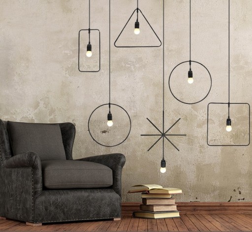 LOFT PRIEMYSELNÉ STROPNÉ SVIETKO EDISON E27