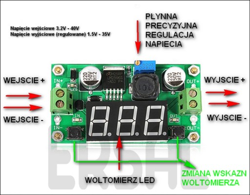 UNIVERZÁLNY REGULOVANÝ NAPÁJACÍ ZDROJ 1,25V -30V 3A
