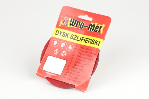 BRÚSNY KOTÚČ 125mm NA VRTAČKU VELCRO PL PAPIER
