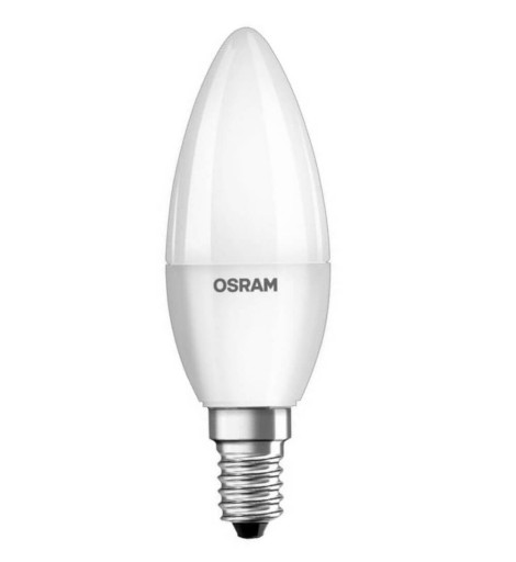 LED SVIEČKOVÁ žiarovka B40 E14 5,7W 470lm 6500K OSRAM
