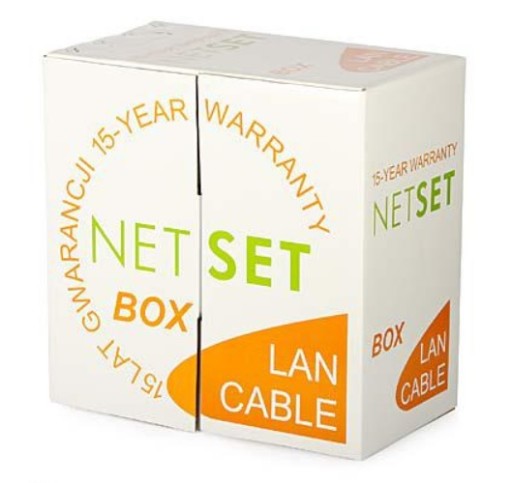 NETSET U/ UTP 5e interný TWISTED PAIR LAN kábel 1m
