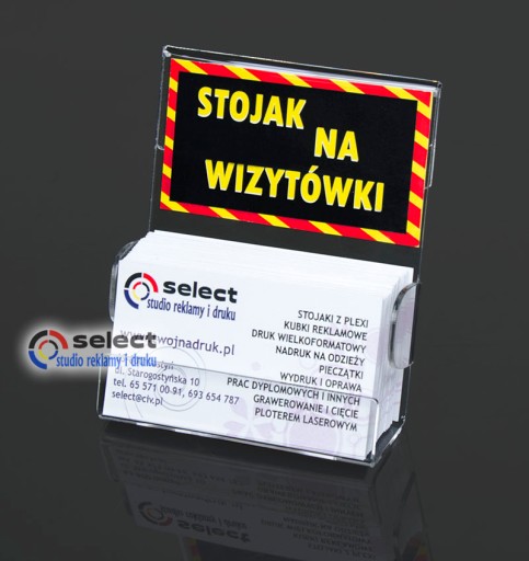 DRŽIAK NA VIZITKY, PLEXI DRŽIAK NA VIZITKY - PREDĹŽENÝ