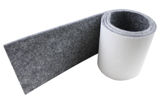 SAMOLEPIACI PLST 4,5mm s lepidlom sivá 10x100cm