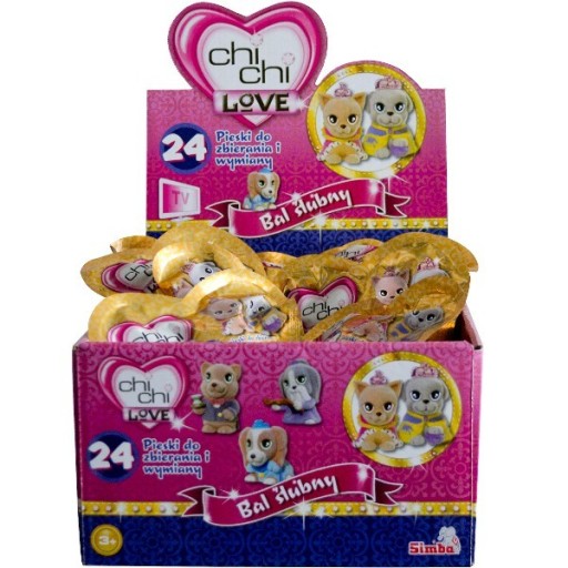 CHI CHI LOVE SVADOBNÁ TAŠKA PLNENÁ POSTAVA LOPTOU
